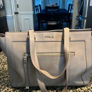 Furla Tan Tote Bag